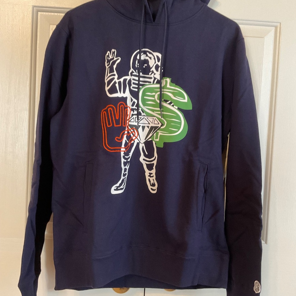 Billionaire Boys Club M Evening Blue BB Icon Hoodie Sweatshirt Pullover Hoodies - Picture 6 of 14